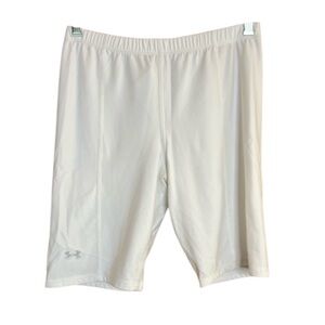 Under Armour White NWOT Silky Soft and Cooling Workout Shorts